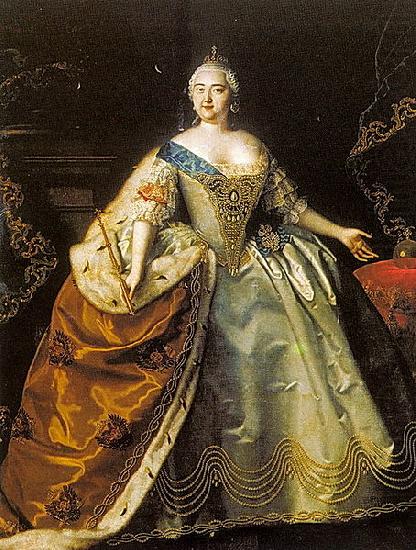 Louis Caravaque Portrait of Elizabeth of Russia china oil painting image